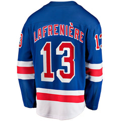 Alexis Lafreniere New York Rangers Fanatics Home Breakaway Jersey Blue