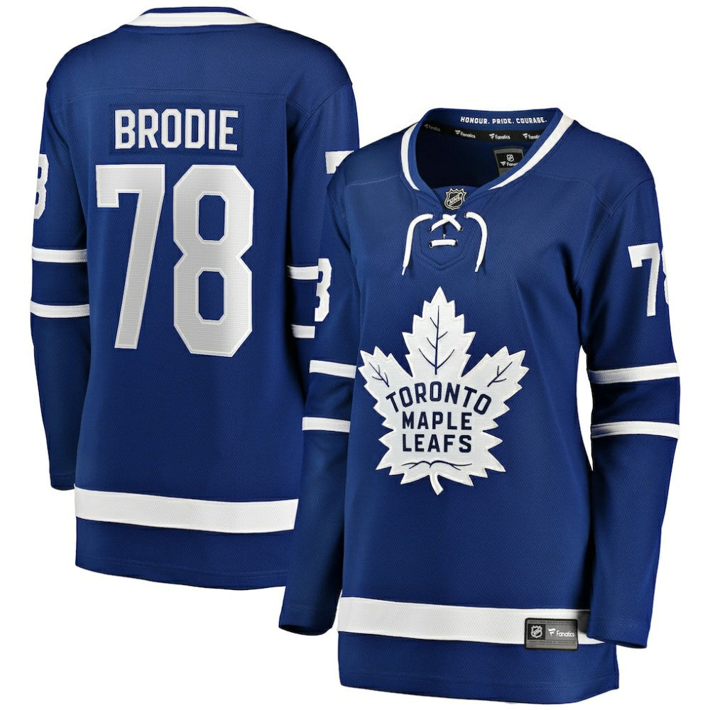 TJ Brodie Toronto Maple Leafs Fanatics Women's Breakaway Player Jersey Blue