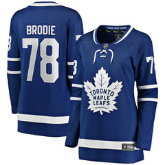 TJ Brodie Toronto Maple Leafs Fanatics Women's Breakaway Player Jersey Blue
