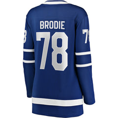 TJ Brodie Toronto Maple Leafs Fanatics Women's Breakaway Player Jersey Blue