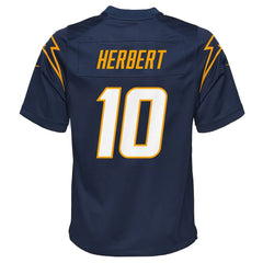 Justin Herbert Los Angeles Chargers Youth Game Jersey - Navy