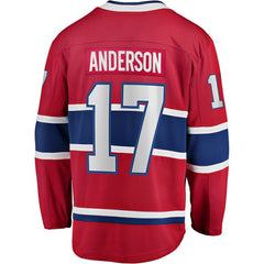 Josh Anderson Montreal Canadiens Fanatics Breakaway Player Jersey Red