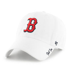 Boston Red Sox Women's Miata Clean Up Adjustable Hat White | 47 brand