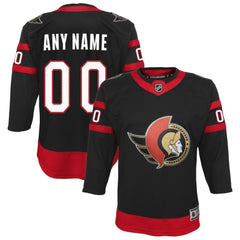 Ottawa Senators Youth Home Custom Premier Jersey Black