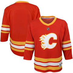 Calgary Flames Youth Home Replica Blank Jersey Red