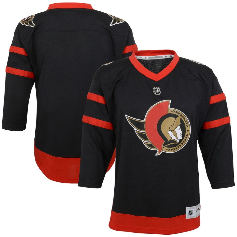 Ottawa Senators Youth Home Replica Blank Jersey Black