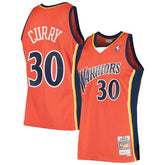 Stephen Curry Golden State Warriors Hardwood Classics Swingman Jersey sale - Orange