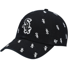 Chicago White Sox Women's Confetti Clean Up Adjustable Hat Black | 47 brand
