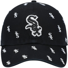 Chicago White Sox Women's Confetti Clean Up Adjustable Hat Black | 47 brand