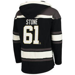 Mark Stone Vegas Golden Knights '47 Player Name & Number Lacer Pullover Hoodie Black
