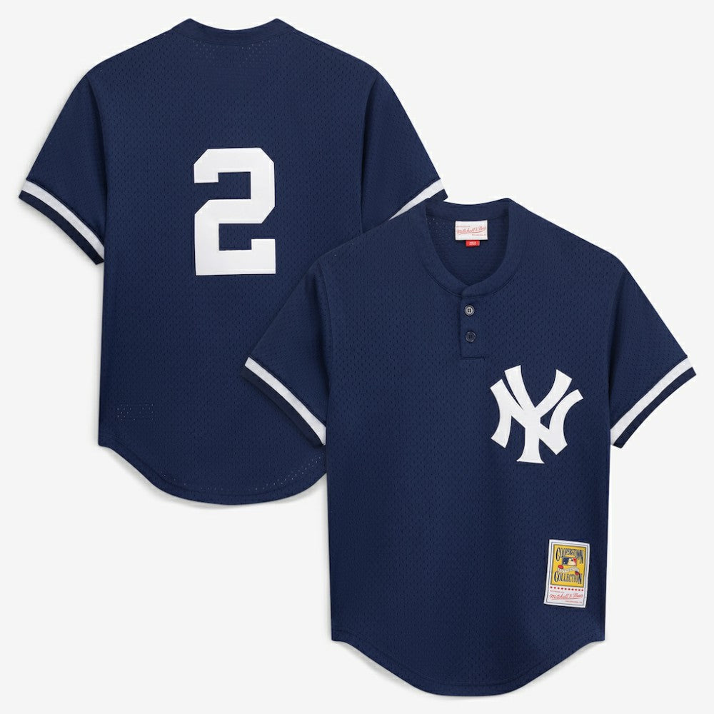 Derek Jeter New York Yankees Authentic Batting Practice Jersey - Navy