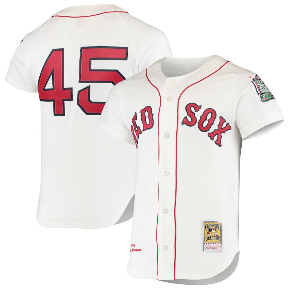 Pedro Martinez Boston Red Sox 1999 Cooperstown Collection Home Authentic Jersey White | Mitchell & Ness