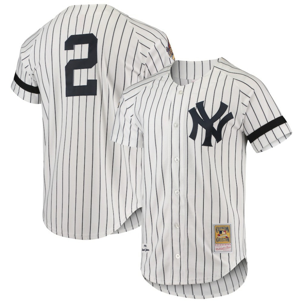 New York Yankees Cooperstown Collection 1996 Authentic Home Jersey - White