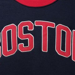 Boston Red Sox Starter Women's Baseline Raglan Pullover Sweatshirt Red/Navy