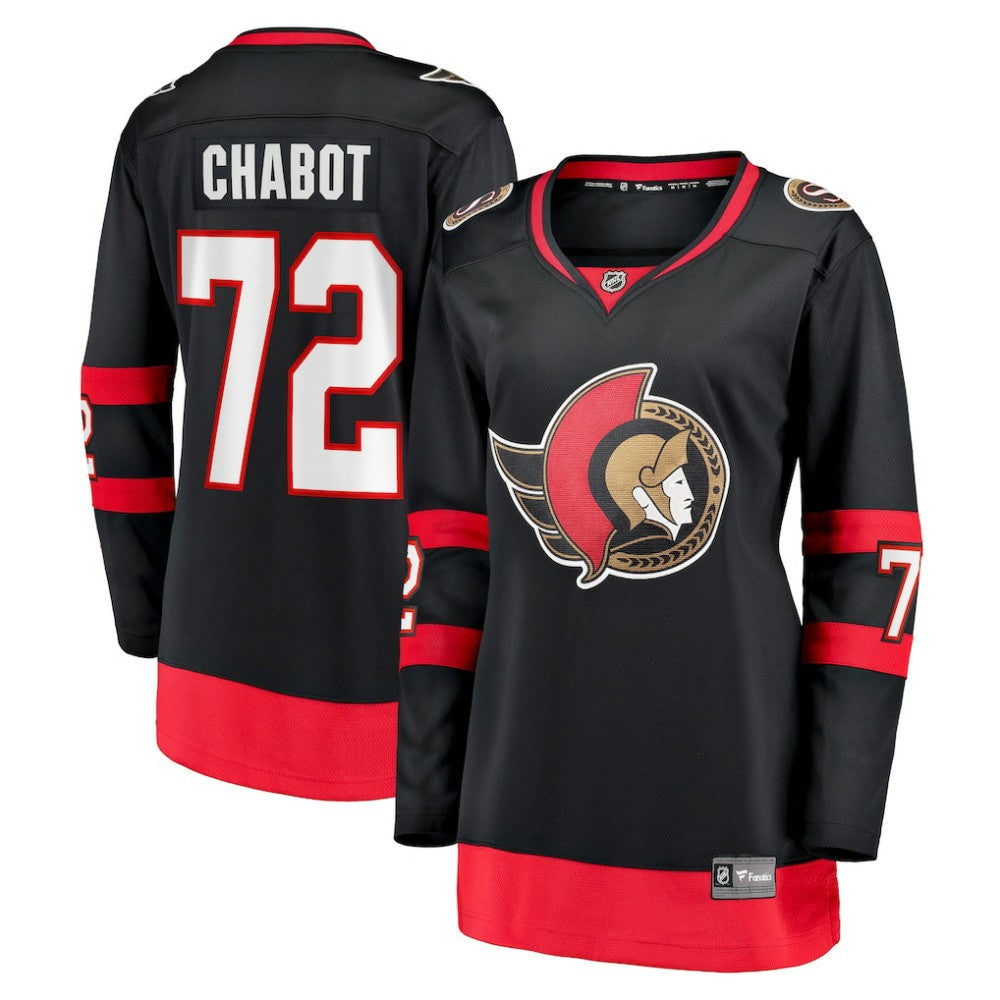 Thomas Chabot Ottawa Senators Fanatics Women's Home Breakaway Jersey Black