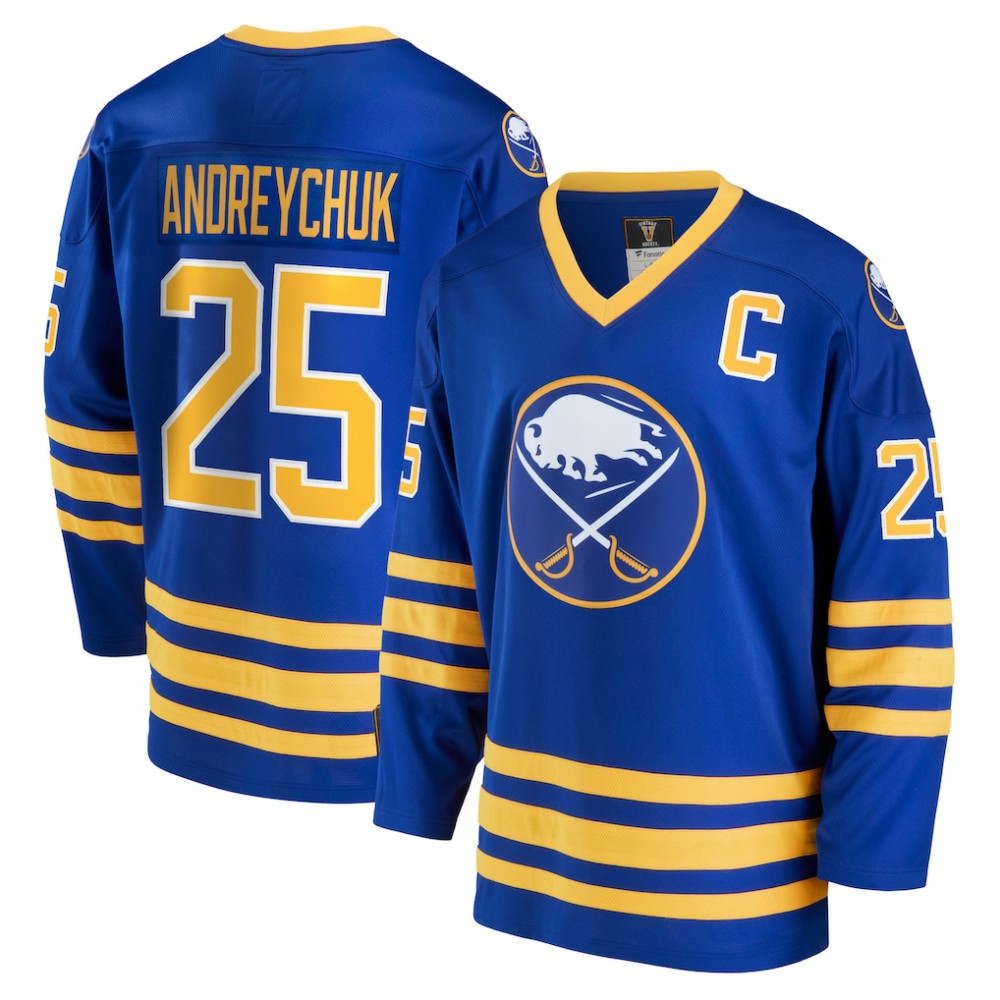 Dave Andreychuk Buffalo Sabres Fanatics Breakaway Retired Player Jersey Royal