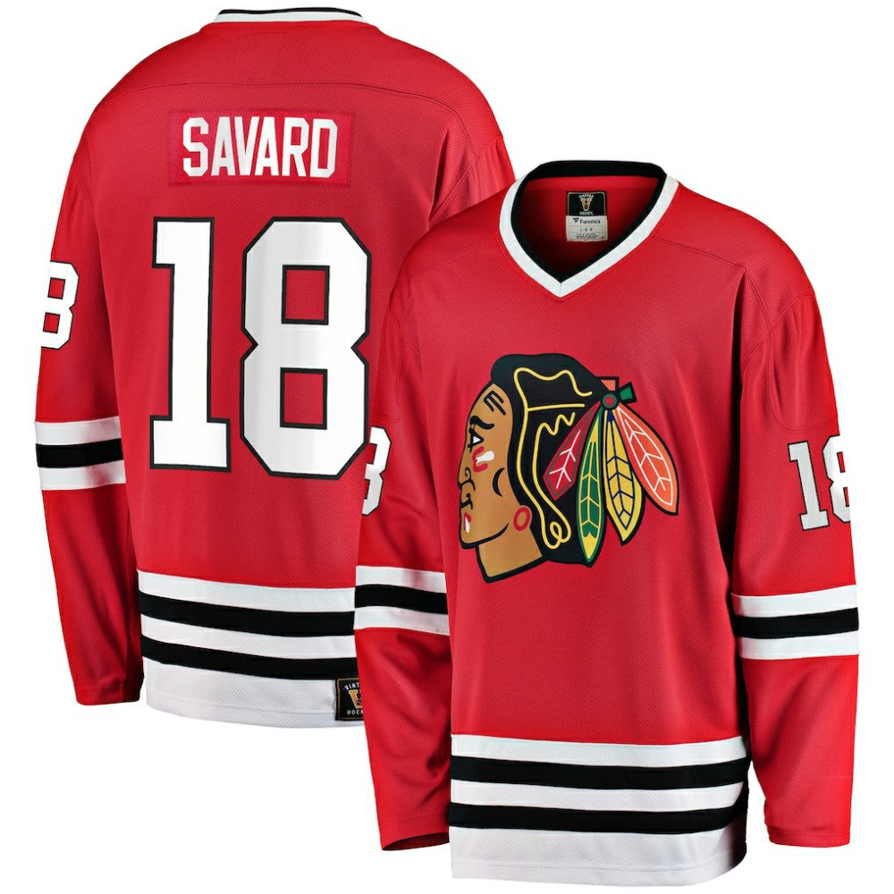 Denis Savard Chicago Blackhawks Fanatics Premier Breakaway Retired Player Jersey Red