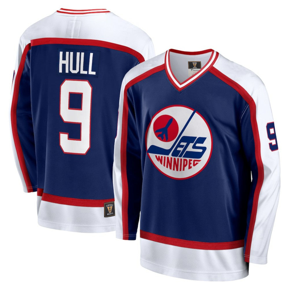 Bobby Hull Winnipeg Jets Fanatics Breakaway Retired Player Jersey Navy