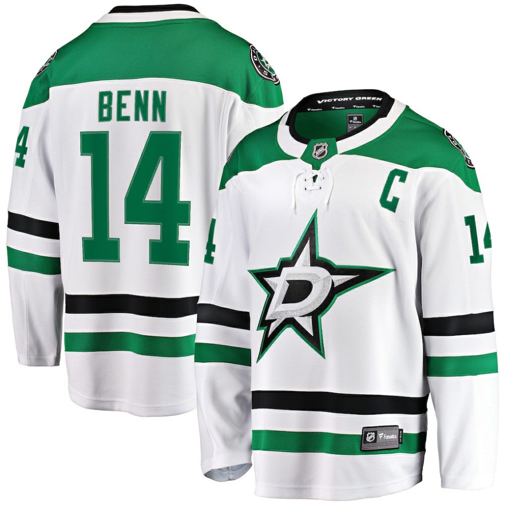 Jamie Benn Dallas Stars Fanatics Breakaway Jersey White
