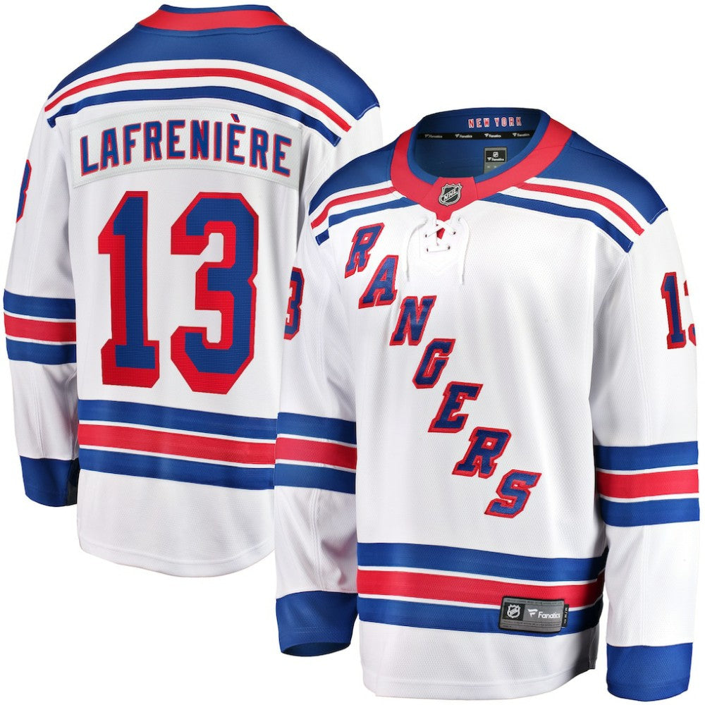 Alexis Lafreniere New York Rangers Fanatics Breakaway Jersey White