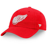 Detroit Red Wings Fanatics Core Primary Logo Adjustable Hat Red