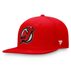 New Jersey Devils Fanatics Primary Logo Snapback Hat Red