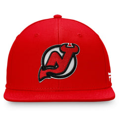 New Jersey Devils Fanatics Primary Logo Snapback Hat Red