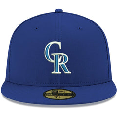 Colorado Rockies White Logo 59FIFTY Fitted Hat Royal | New Era