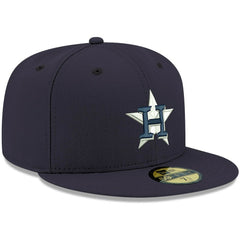 Houston Astros White Logo 59FIFTY Fitted Hat Navy | New Era