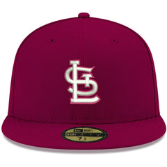 St. Louis Cardinals White Logo 59FIFTY Fitted Hat Cardinal | New Era