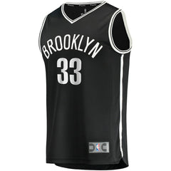 Nicolas Claxton Brooklyn Nets Fast Break Replica Jersey - Icon Edition - Black
