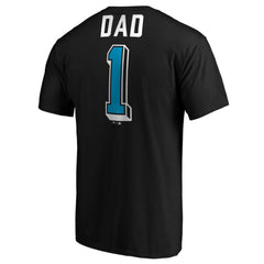 Miami Marlins Number One Dad T-Shirt Black