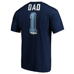Tampa Bay Rays Number One Dad T-Shirt Navy