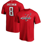 Alexander Ovechkin Washington Capitals Fanatics Big & Tall Captain Patch Name & Number T-Shirt Red