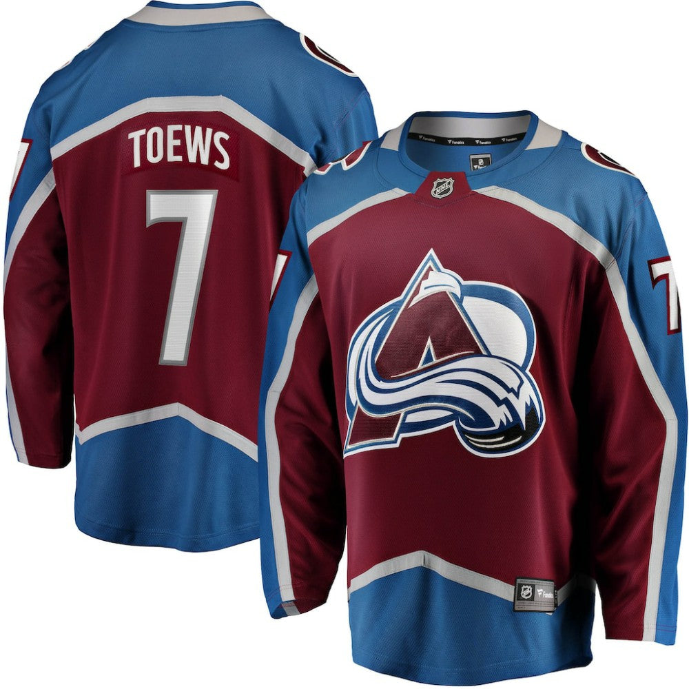 Devon Toews Colorado Avalanche Fanatics Home Breakaway Player Jersey Burgundy
