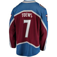 Devon Toews Colorado Avalanche Fanatics Home Breakaway Player Jersey Burgundy