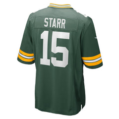 Bart Starr Green Bay Packers Retired Player Game Jersey - Green