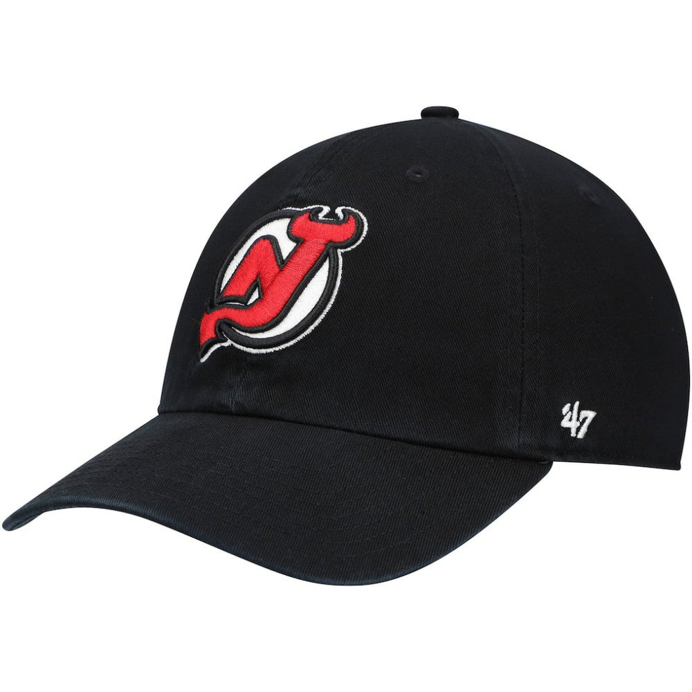 New Jersey Devils '47 Primary Logo Clean Up Adjustable Hat Black