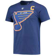 Wayne Gretzky St. Louis Blues Fanatics Authentic Stack Retired Player Nickname & Number T-Shirt Blue