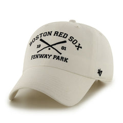 Boston Red Sox Cross Bats Clean Up Adjustable Hat White | 47 brand