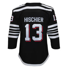Nico Hischier New Jersey Devils Youth 2021/22 Alternate Premier Player Jersey Black