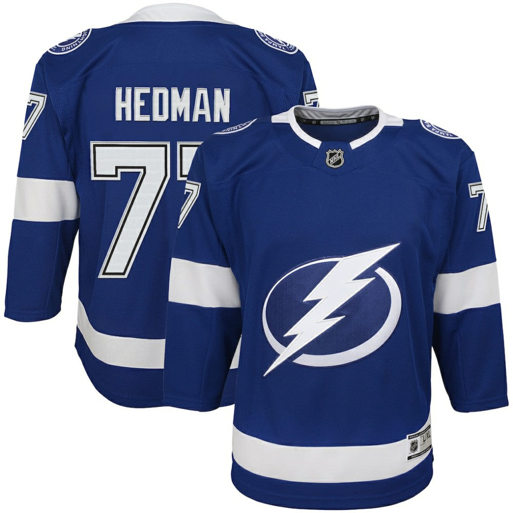 Victor Hedman Tampa Bay Lightning Youth Home Premier Player Jersey Blue