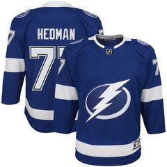 Victor Hedman Tampa Bay Lightning Youth Home Premier Player Jersey Blue