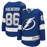 Nikita Kucherov Tampa Bay Lightning Youth Home Premier Player Jersey Blue