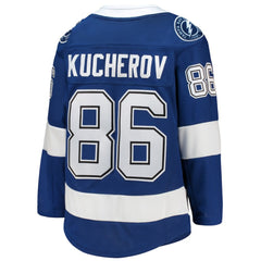 Nikita Kucherov Tampa Bay Lightning Youth Home Premier Player Jersey Blue