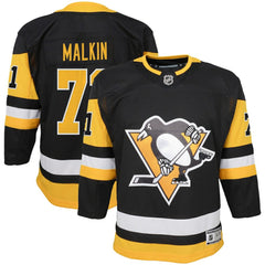 Evgeni Malkin Pittsburgh Penguins Youth Home Premier Player Jersey Black