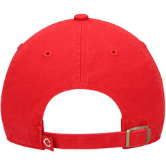 Cincinnati Reds Youth Team Logo Clean Up Adjustable Hat Red | 47 brand