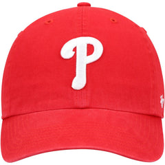 Philadelphia Phillies Youth Team Logo Clean Up Adjustable Hat Red | 47 brand
