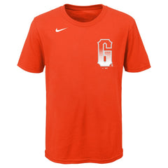 San Francisco Giants Youth City Connect Wordmark T-Shirt Orange | Nike