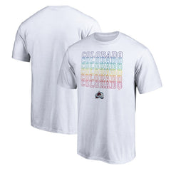 Colorado Avalanche City Pride T-Shirt White